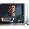 Obraz na stenu Smädný tiger (Bildgröße A1, Farbe des Rahmens Ohne Rahmen, Oberflächenfinish 3D)