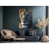56685 3 obraz lev kral puste bildgro e a1 farbe des rahmens ohne rahmen oberflachenfinish 3d