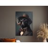 Obraz Labrador s noblesou (Bildgröße A1, Farbe des Rahmens Ohne Rahmen, Oberflächenfinish 3D)