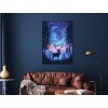 Obraz Nočný kráľ lesa (Bildgröße A1, Farbe des Rahmens Ohne Rahmen, Oberflächenfinish 3D)