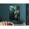 Obraz Tropické zelené listy (Bildgröße A1, Farbe des Rahmens Ohne Rahmen, Oberflächenfinish 3D)