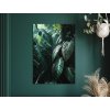 Obraz Tropické zelené listy (Bildgröße A1, Farbe des Rahmens Ohne Rahmen, Oberflächenfinish 3D)