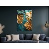 Obraz Zlatá monstera (Bildgröße A1, Farbe des Rahmens Ohne Rahmen, Oberflächenfinish 3D)
