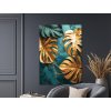 Obraz Zlatá monstera (Bildgröße A1, Farbe des Rahmens Ohne Rahmen, Oberflächenfinish 3D)