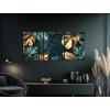 Trojdielny obraz Monstera (Bildgröße A1, Farbe des Rahmens Ohne Rahmen, Oberflächenfinish 3D)