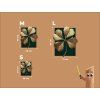 Bild Goldenes Kleeblatt (Bildabmessungen 33 x 27 cm, Oberflächenfinish Matt)