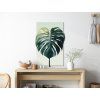 Bild Blatt der Monstera (Bildabmessungen 33,5 x 22 cm, Oberflächenfinish Matt)