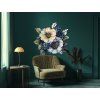 Bild Gemalter Blumenstrauß (Bildabmessungen 30 x 33 cm, Oberflächenfinish Matt)