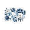Bild Blaue Blumen (Bildabmessungen 31 x 47,5 cm, Oberflächenfinish Matt)