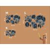 Bild Blaue Blumen (Bildabmessungen 31 x 47,5 cm, Oberflächenfinish Matt)