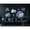 Bild Blaue Blumen (Bildabmessungen 31 x 47,5 cm, Oberflächenfinish Matt)