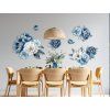 Bild Blaue Blumen (Bildabmessungen 31 x 47,5 cm, Oberflächenfinish Matt)