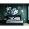 Bild Blaue Blumen (Bildabmessungen 31 x 47,5 cm, Oberflächenfinish Matt)
