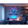 Bild Neon mind (Bildabmessungen 34 x 42 cm, Oberflächenfinish Matt)