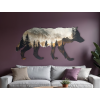 Wandbild Wolfshorizont (Bildabmessungen 30 x 60 cm, Oberflächenfinish Matt)