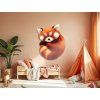 Bild Schlafender roter Panda (Bildabmessungen 45 x 35,5 cm, Oberflächenfinish Matt)