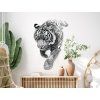 Wandbild Tiger (Bildabmessungen 49 x 34 cm, Oberflächenfinish Matt)
