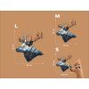 57363 2 obraz parohy vrchov bildabmessungen 95 x 84 cm oberflachenfinish 3d