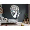 57384 4 obraz biely tiger bildabmessungen 100 x 79 cm oberflachenfinish 3d