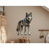 Wandbild Wilder Wolf (Bildabmessungen 45 x 32 cm, Oberflächenfinish Matt)