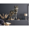 Wandbild Wilder Wolf (Bildabmessungen 45 x 32 cm, Oberflächenfinish Matt)