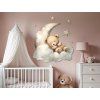 Bild Träumender Teddy (Bildabmessungen 30 x 31,5 cm, Oberflächenfinish Matt)