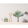 57420 4 farbbilder set giraffe und elefant