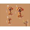 Kindersticker Lucky Bodi (Bildabmessungen 48,7 x 33,5 cm, Oberflächenfinish Matt)