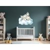 Detská dekorácia Malý vlk na oblaku (Bildabmessungen 81,5 x 90 cm, Oberflächenfinish 3D)