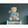 Detská dekorácia Macko na bicykli (Bildabmessungen 100 x 80 cm, Oberflächenfinish 3D)