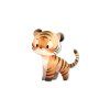 Kinderbild Neugieriger Tiger (Bildabmessungen 41 x 36,5 cm, Oberflächenfinish Matt)