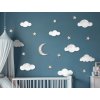 Sada nálepiek na stenu Nočná obloha (Bildabmessungen 89 x 176 cm, Oberflächenfinish 3D)
