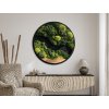Okrúhla machová dekorácia Zelený dotyk (UV tlač) (Bildabmessungen 89 x 89 cm, Oberflächenfinish 3D)