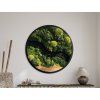 Okrúhla machová dekorácia Zelený dotyk (UV tlač) (Bildabmessungen 89 x 89 cm, Oberflächenfinish 3D)