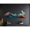 Bild FARBSPIEL DER BERGE (Bildabmessungen 21 x 63 cm, Oberflächenfinish Matt)