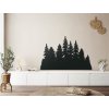 Dekorácia z dreva Temný les (Bildabmessungen 83,5 x 130 cm, Bildfarbe Anthrazit)