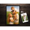 Rozprávkový portrét na mieru podľa vašej fotky (Bildgröße A1, Farbe des Rahmens F05 - Schwarz, Oberflächenfinish Glänzend)