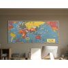 59236 vojnova mapa sveta 1944 bildabmessungen 39 5 x 90 cm oberflachenfinish 3d