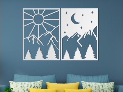 Tableau en plusieurs parties Jour et nuit