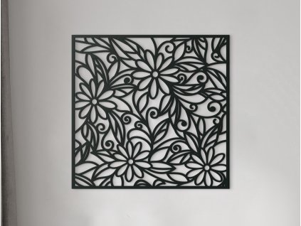 Tableau en bois Marguerites