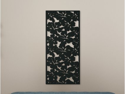 Hibiscus – tableau mural en bois