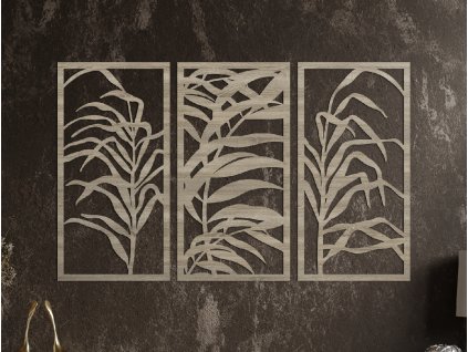 Tableau en plusieurs parties Palmier paradisiaque