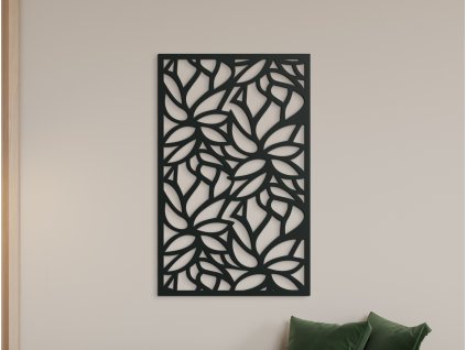 Tableau mural sculpté Feuilles