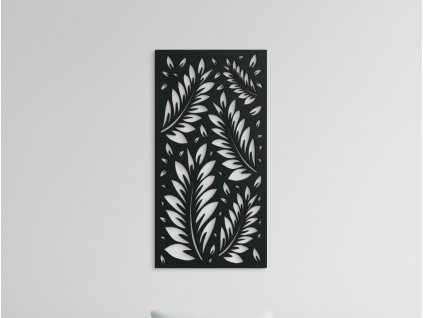 Tableau en bois Feuilles dans la brise