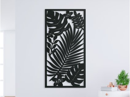 Tableau en bois Feuilles dans le vent