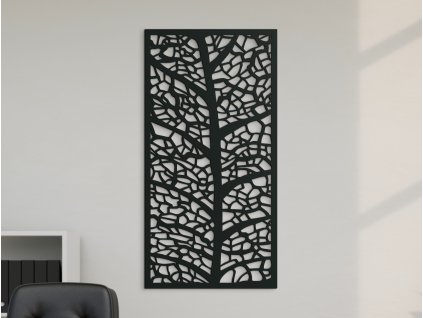 Tableau en bois Feuille en gros plan