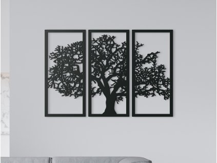 Tableau en bois en plusieurs parties Arbre