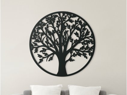 Tableau rond Arbre en fleurs