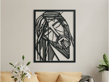 Tableau moderne Jésus avec la couronne d'épines