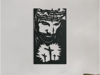 Tableau en bois Golgotha